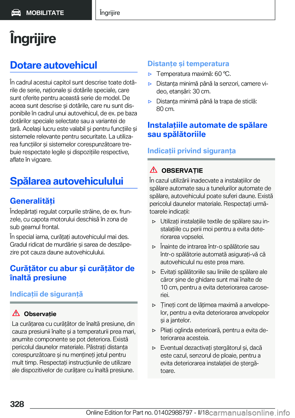 BMW X5 2018  Ghiduri De Utilizare (in Romanian) �