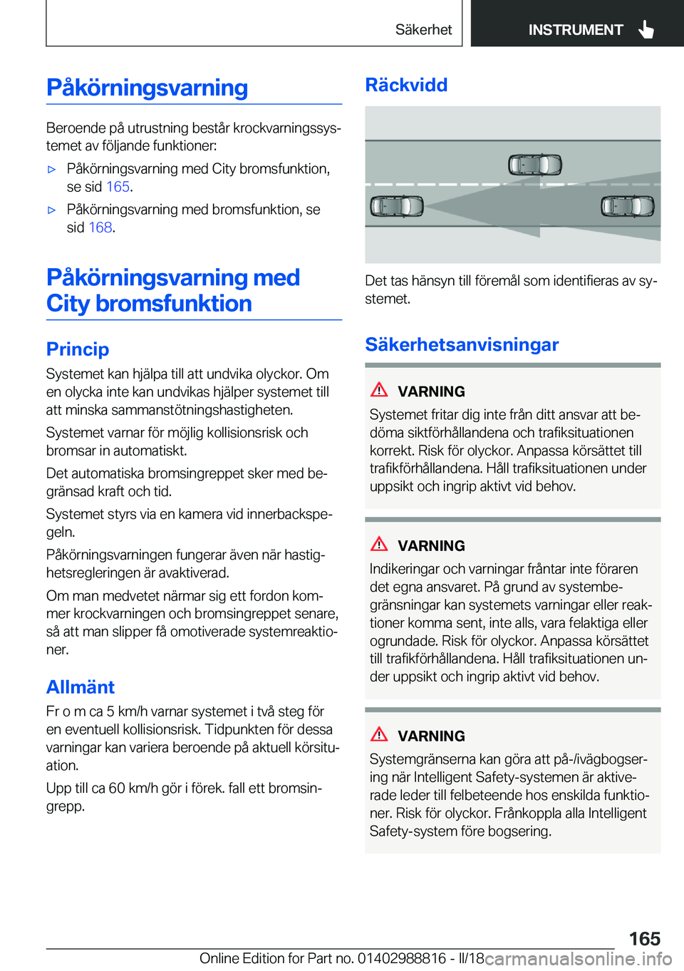 BMW X5 2018  InstruktionsbÖcker (in Swedish) �P�å�k�