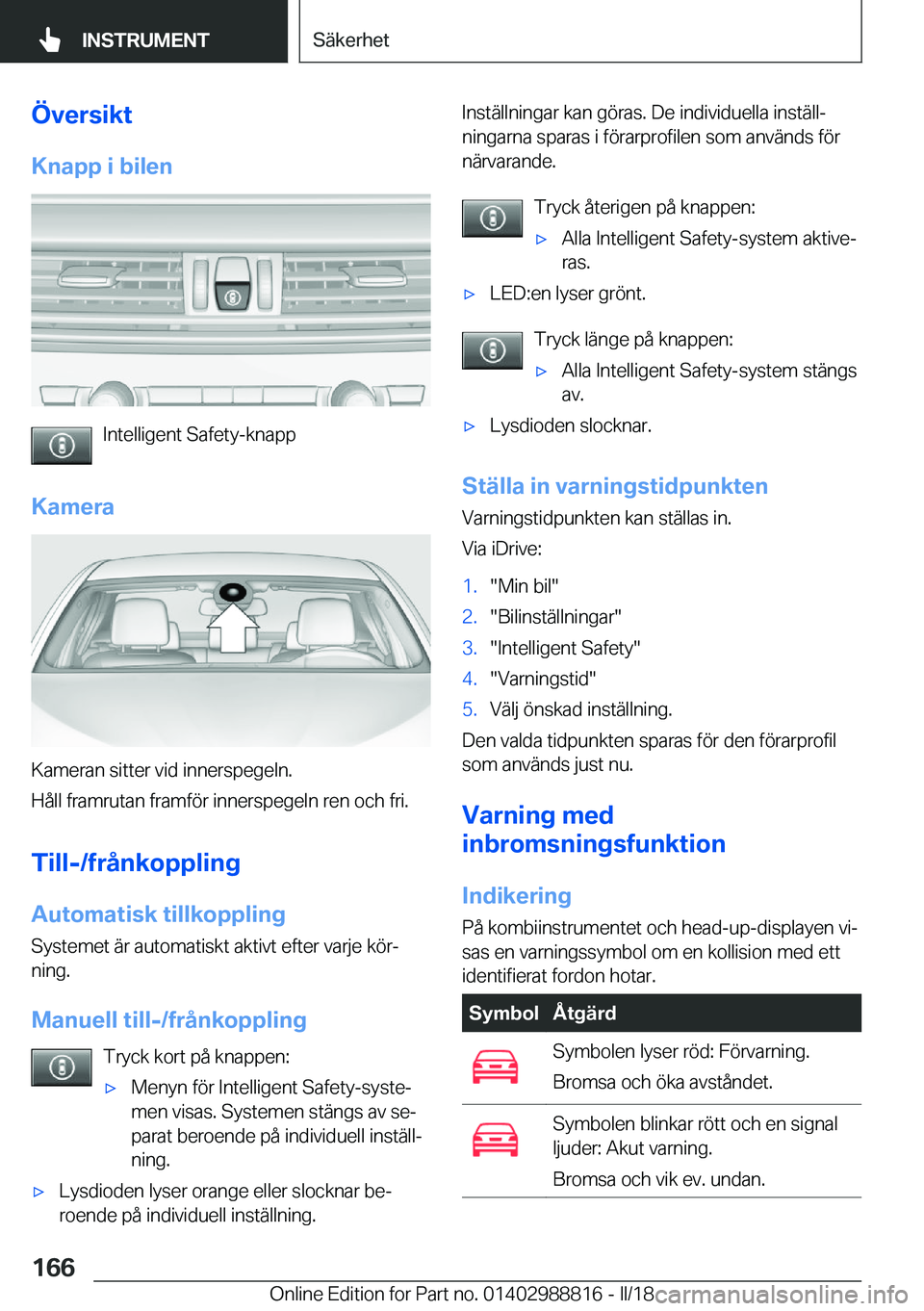 BMW X5 2018  InstruktionsbÖcker (in Swedish) �
