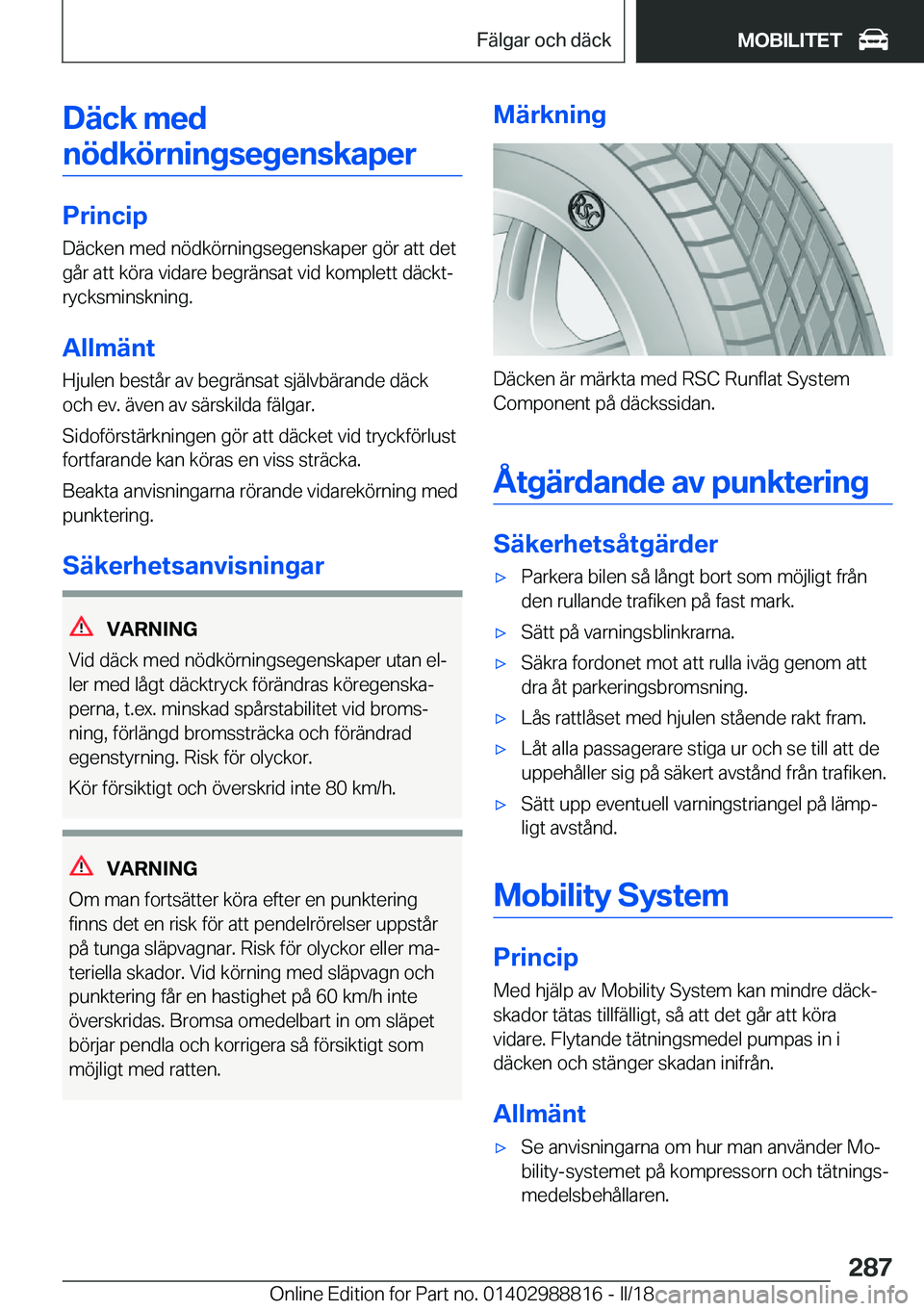 BMW X5 2018  InstruktionsbÖcker (in Swedish) �D�ä�c�k��m�e�d�n�