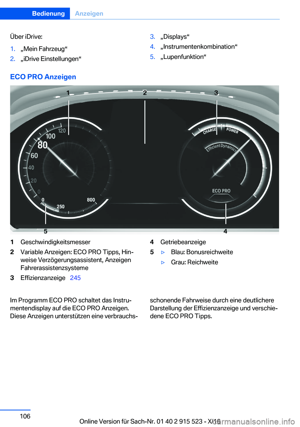 BMW X5 2017  Betriebsanleitungen (in German) �