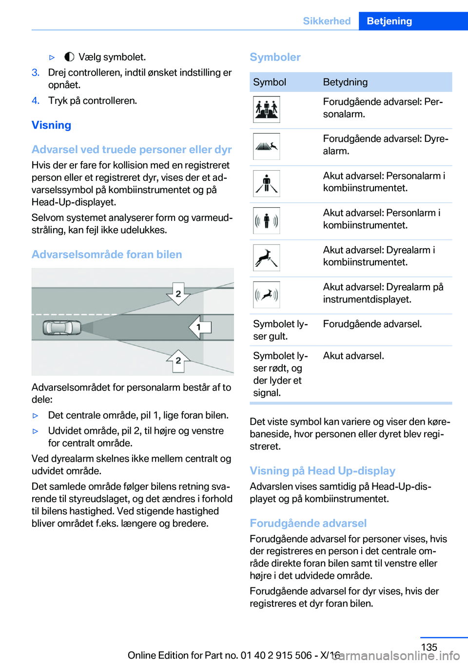 BMW X5 2017  InstruktionsbØger (in Danish) 'y     V æ l g   s y m b o l e t . 3 . D r e j   c o n t r o l l e r e n ,   i n d t i l   