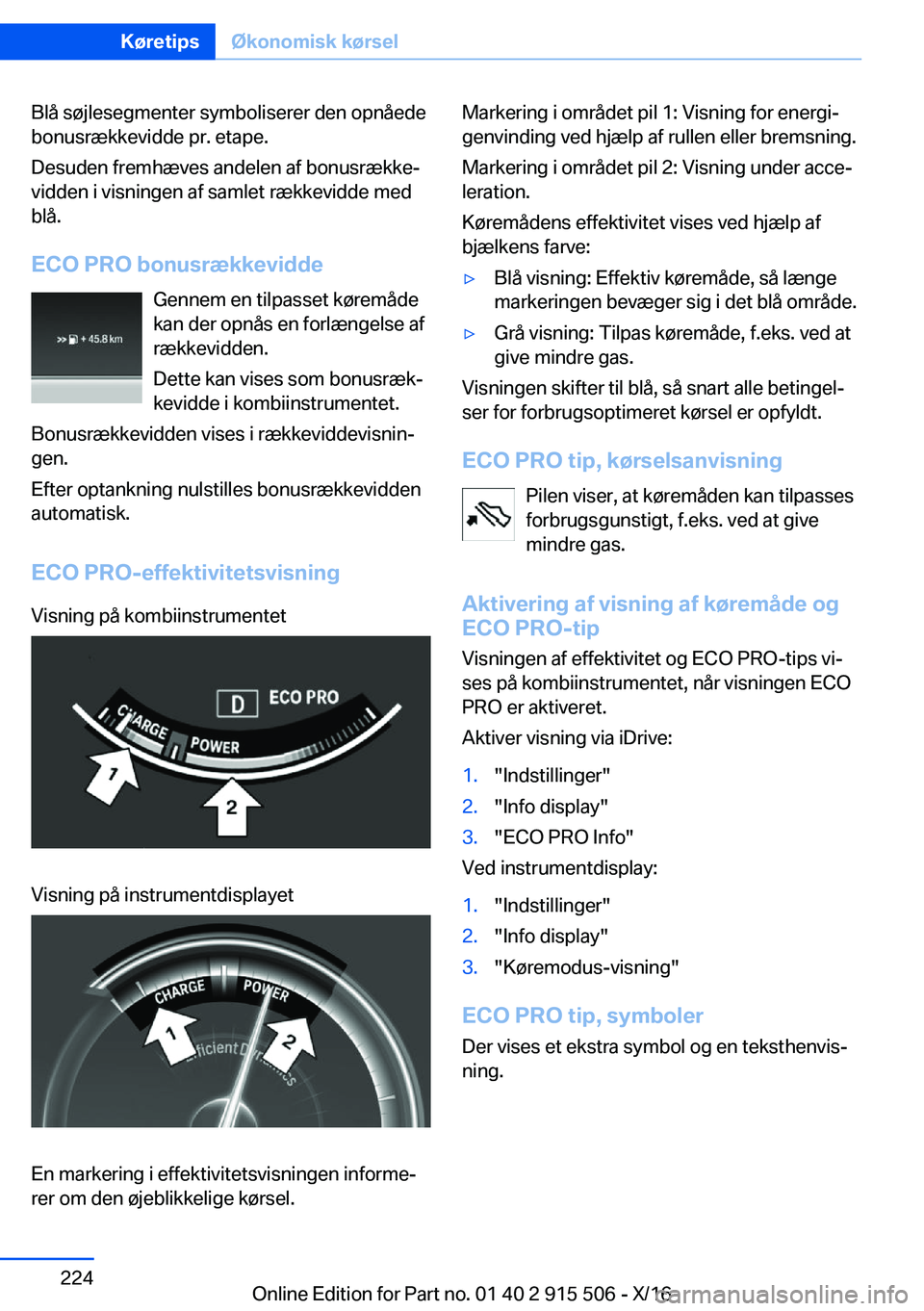 BMW X5 2017  InstruktionsbØger (in Danish) �B�l�å� �s�