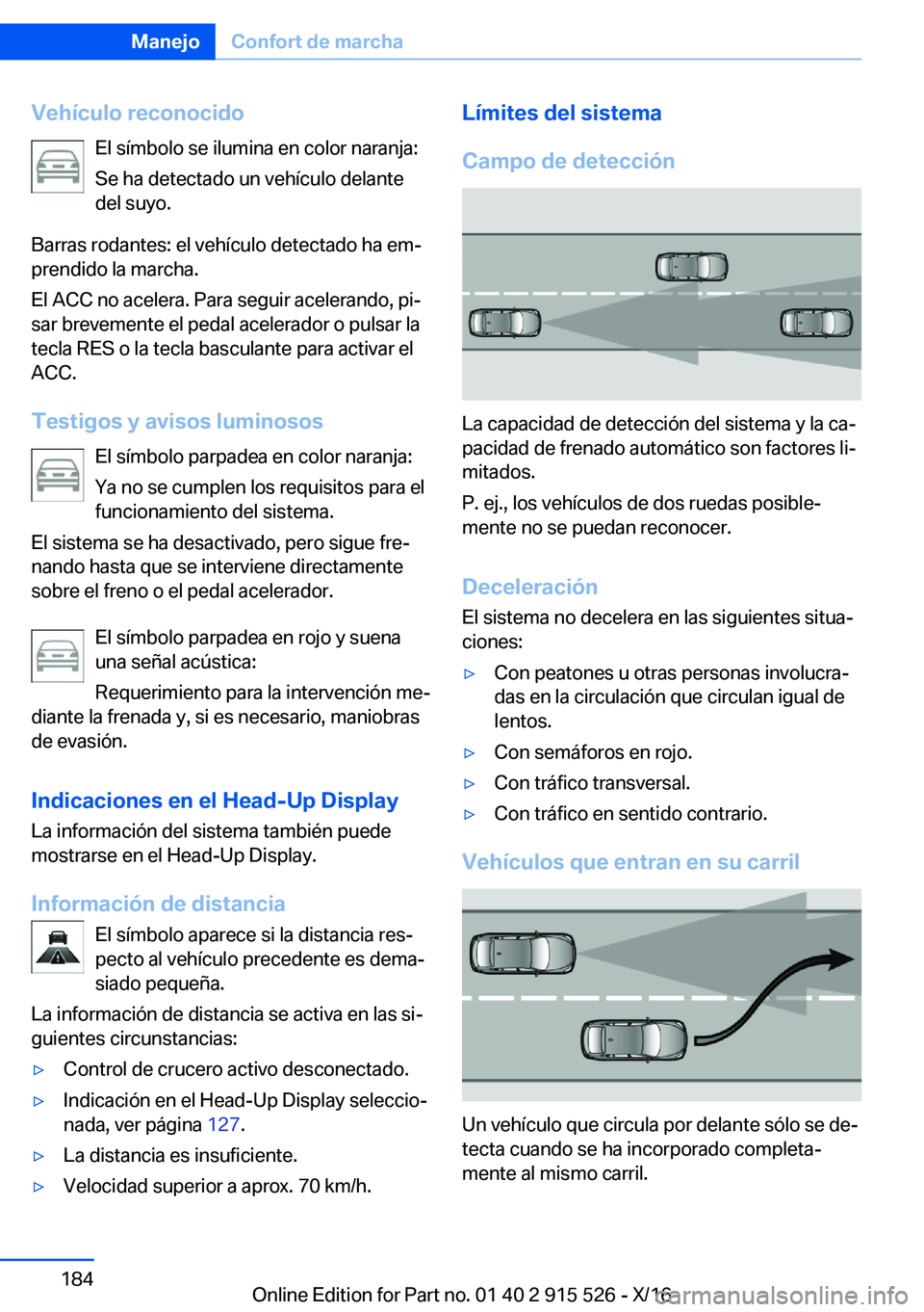 BMW X5 2017  Manuales de Empleo (in Spanish) �V�e�h�