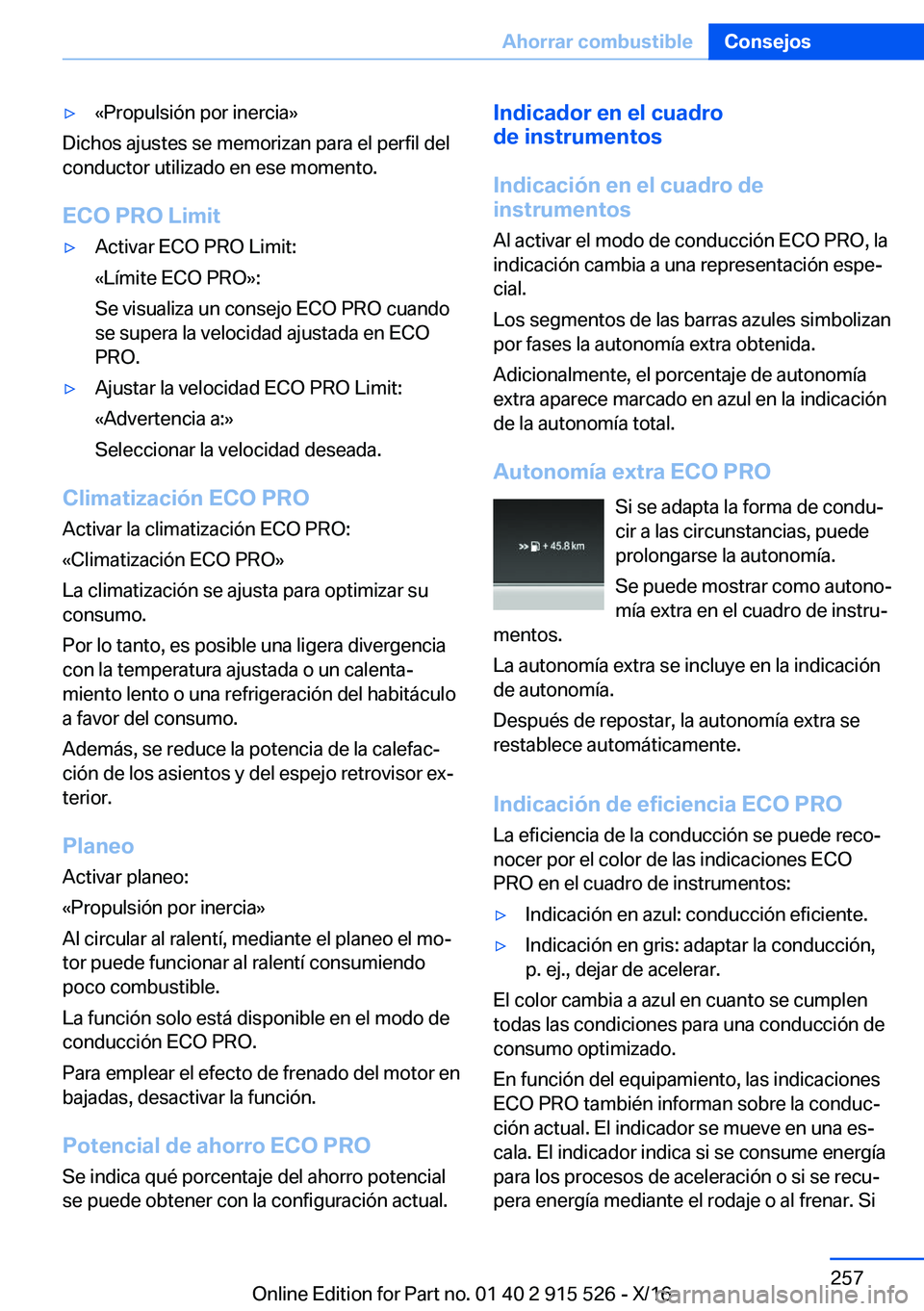 BMW X5 2017  Manuales de Empleo (in Spanish) 'y�«�P�r�o�p�u�l�s�i�
