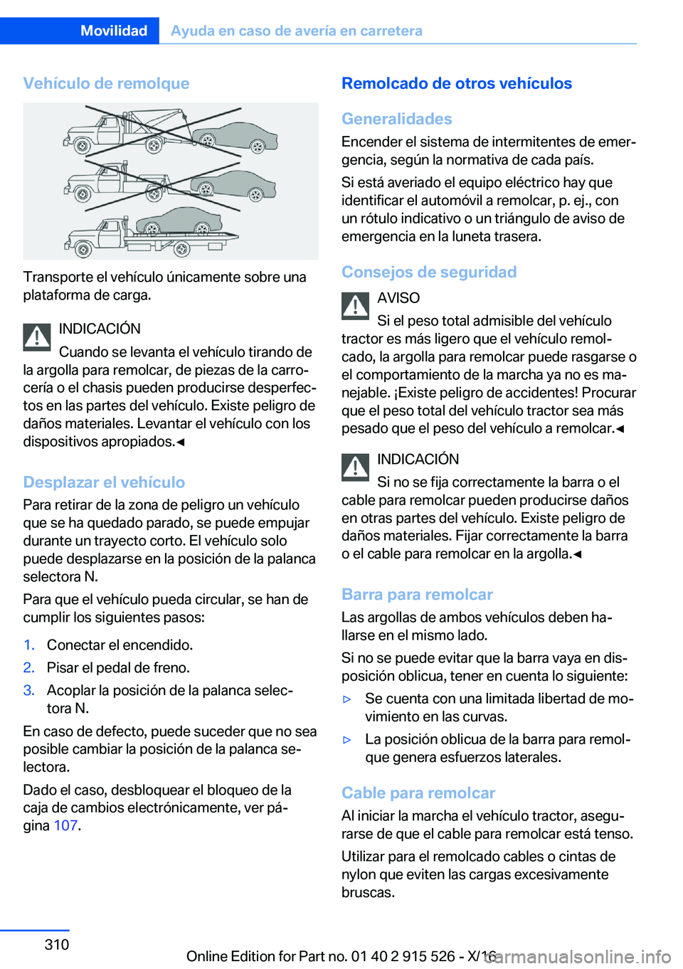 BMW X5 2017  Manuales de Empleo (in Spanish) �V�e�h�