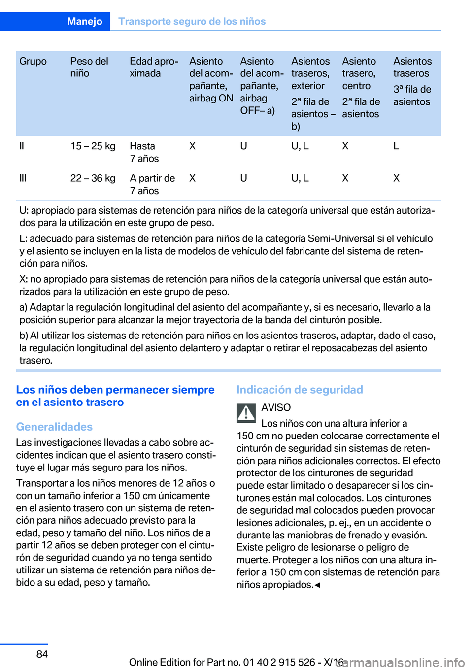 BMW X5 2017  Manuales de Empleo (in Spanish) �G�r�u�p�o�P�e�s�o� �d�e�l
�n�i�