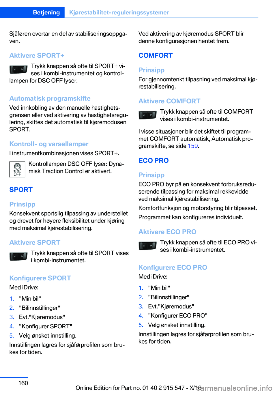 BMW X5 2017  InstruksjonsbØker (in Norwegian) �S�j�å�f�