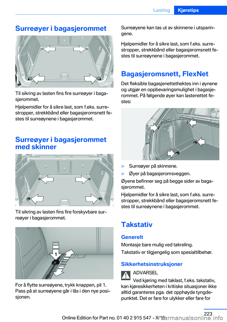 BMW X5 2017  InstruksjonsbØker (in Norwegian) �S�u�r�r�e�