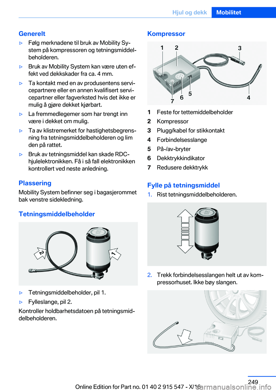 BMW X5 2017  InstruksjonsbØker (in Norwegian) �G�e�n�e�r�e�l�t'y�F�