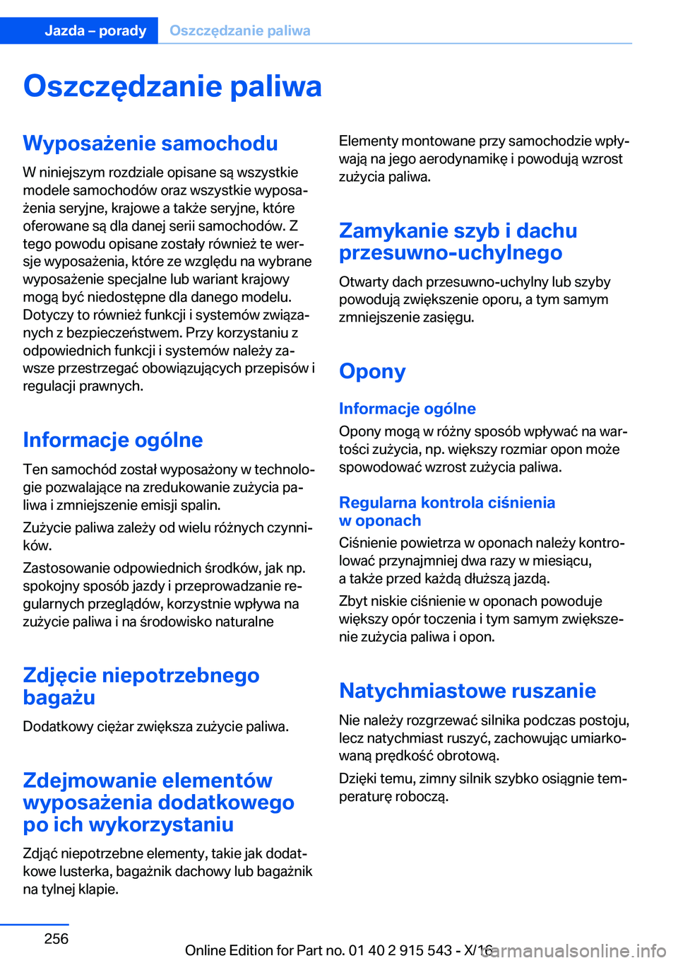 BMW X5 2017  Instrukcja obsługi (in Polish) �O�s�z�c�z�