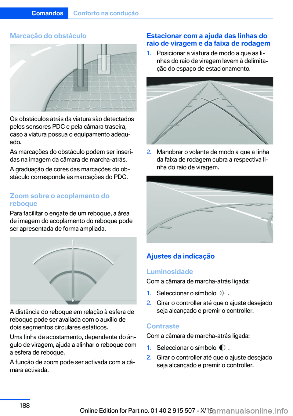 BMW X5 2017  Manual do condutor (in Portuguese) �M�a�r�c�a�