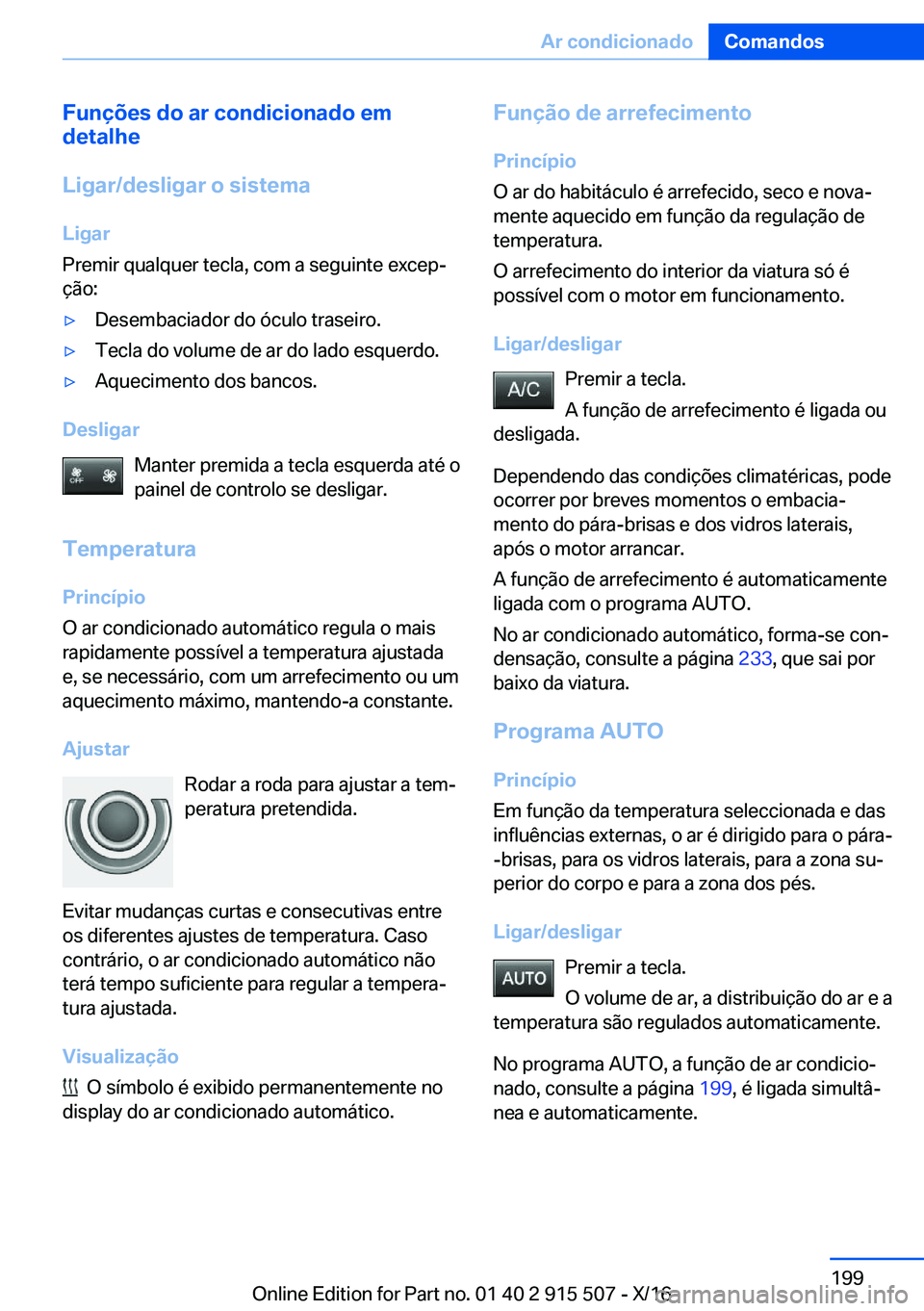 BMW X5 2017  Manual do condutor (in Portuguese) �F�u�n�
