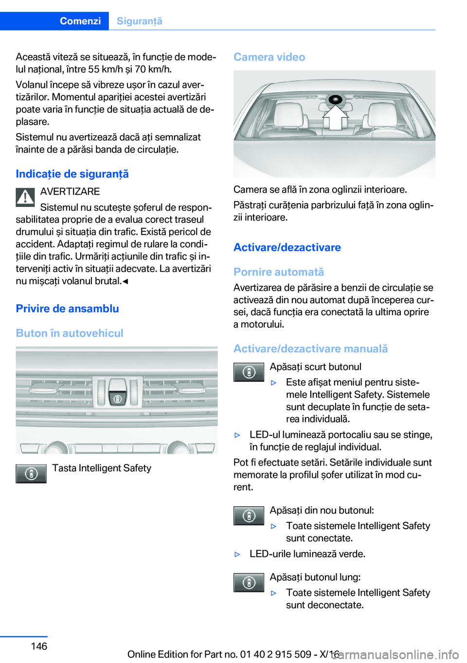 BMW X5 2017  Ghiduri De Utilizare (in Romanian) �A�c�e�a�s�t�