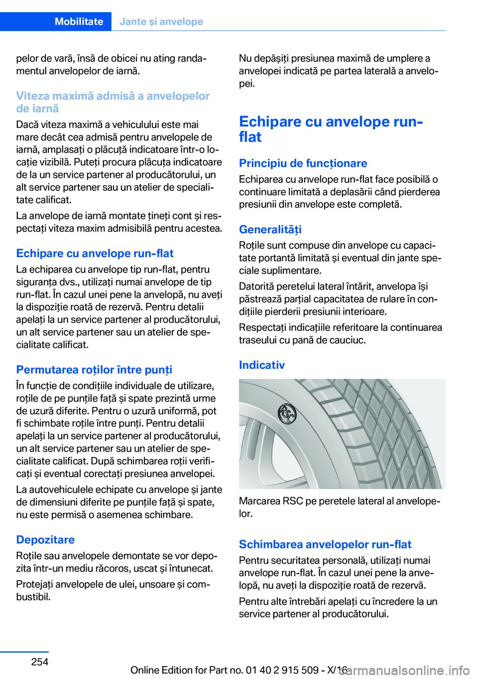 BMW X5 2017  Ghiduri De Utilizare (in Romanian) �p�e�l�o�r� �d�e� �v�a�r�