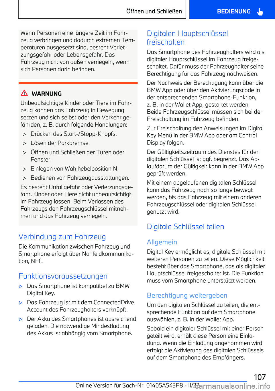 BMW X5 M 2022 Betriebsanleitungen (in German) Wenn Personen eine l BMW X5 M 2022 Betriebsanleitungen (in German) Wenn Personen eine l