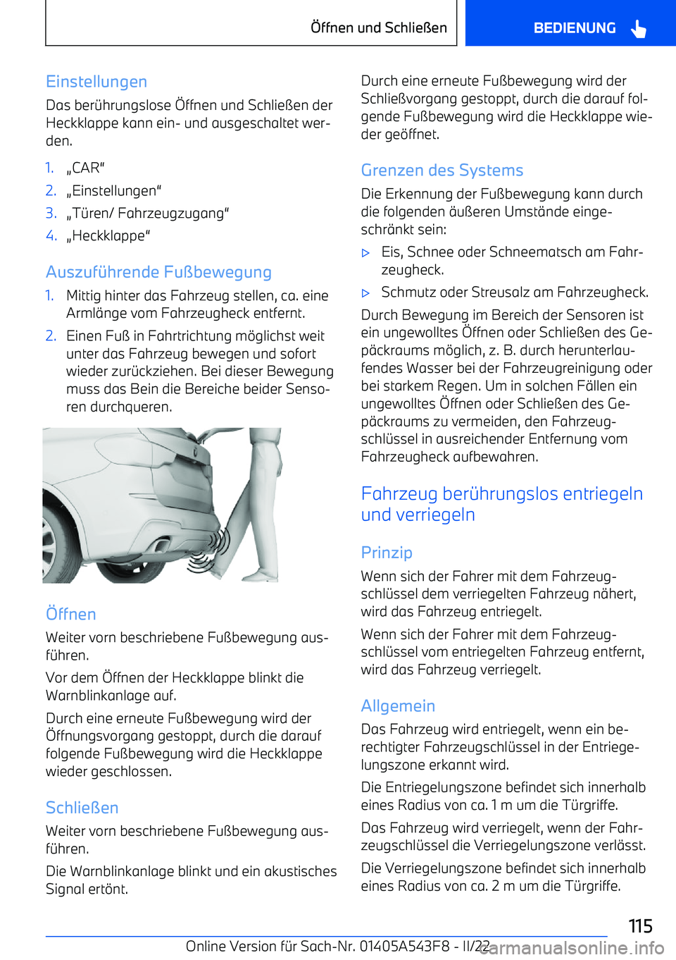BMW X5 M 2022 Betriebsanleitungen (in German) EinstellungenDas ber BMW X5 M 2022 Betriebsanleitungen (in German) EinstellungenDas ber