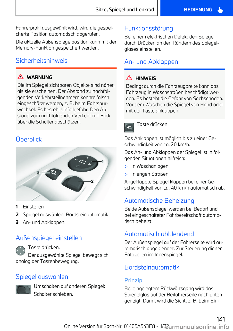 BMW X5 M 2022 Betriebsanleitungen (in German) Fahrerprofil ausgew BMW X5 M 2022 Betriebsanleitungen (in German) Fahrerprofil ausgew