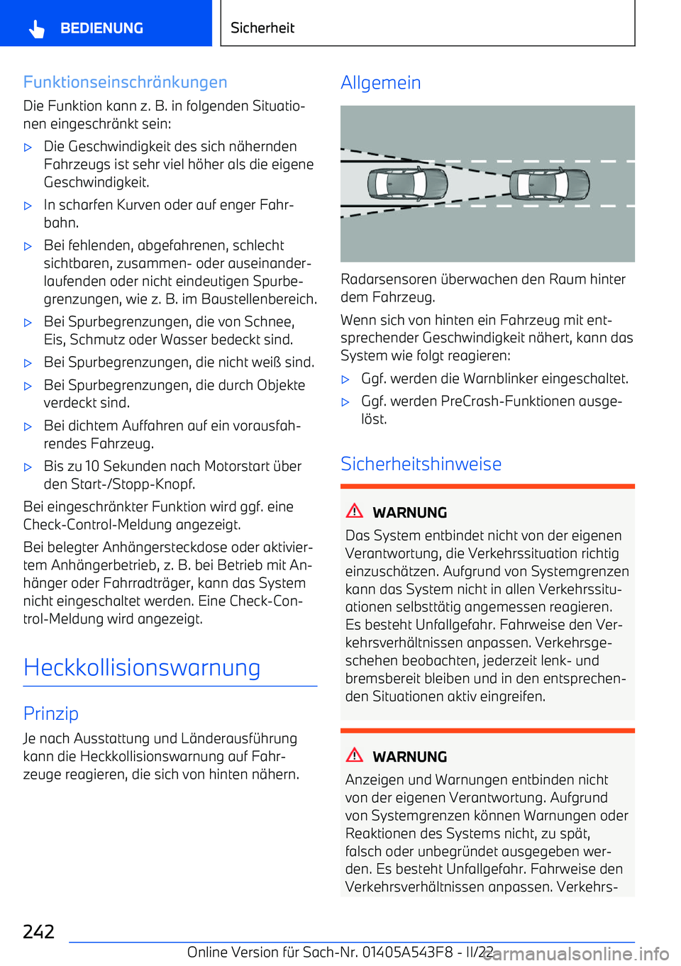 BMW X5 M 2022 Betriebsanleitungen (in German) Funktionseinschr BMW X5 M 2022 Betriebsanleitungen (in German) Funktionseinschr