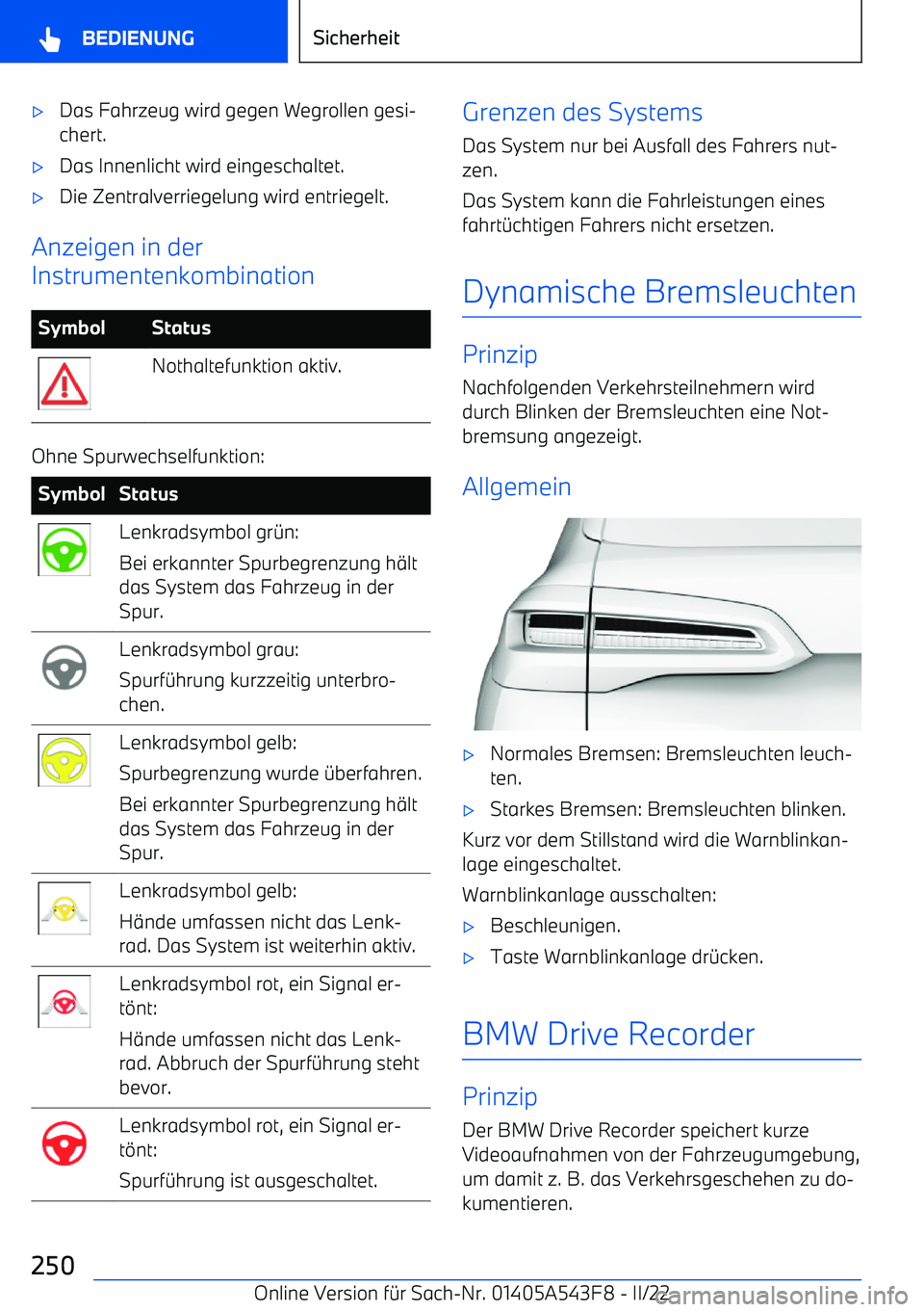 BMW X5 M 2022 Betriebsanleitungen (in German) BMW X5 M 2022 Betriebsanleitungen (in German)