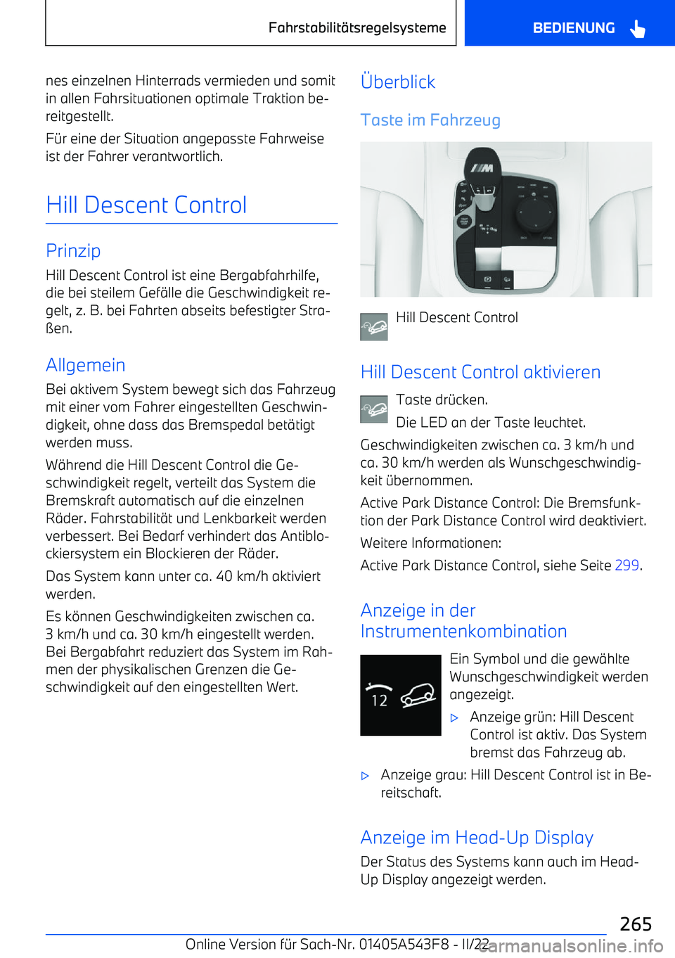 BMW X5 M 2022 Betriebsanleitungen (in German) nes einzelnen Hinterrads vermieden und somitin allen Fahrsituationen optimale Traktion be BMW X5 M 2022 Betriebsanleitungen (in German) nes einzelnen Hinterrads vermieden und somitin allen Fahrsituationen optimale Traktion be