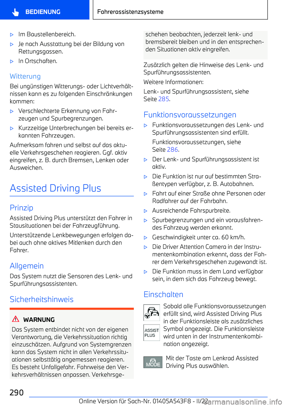 BMW X5 M 2022 Betriebsanleitungen (in German) BMW X5 M 2022 Betriebsanleitungen (in German)