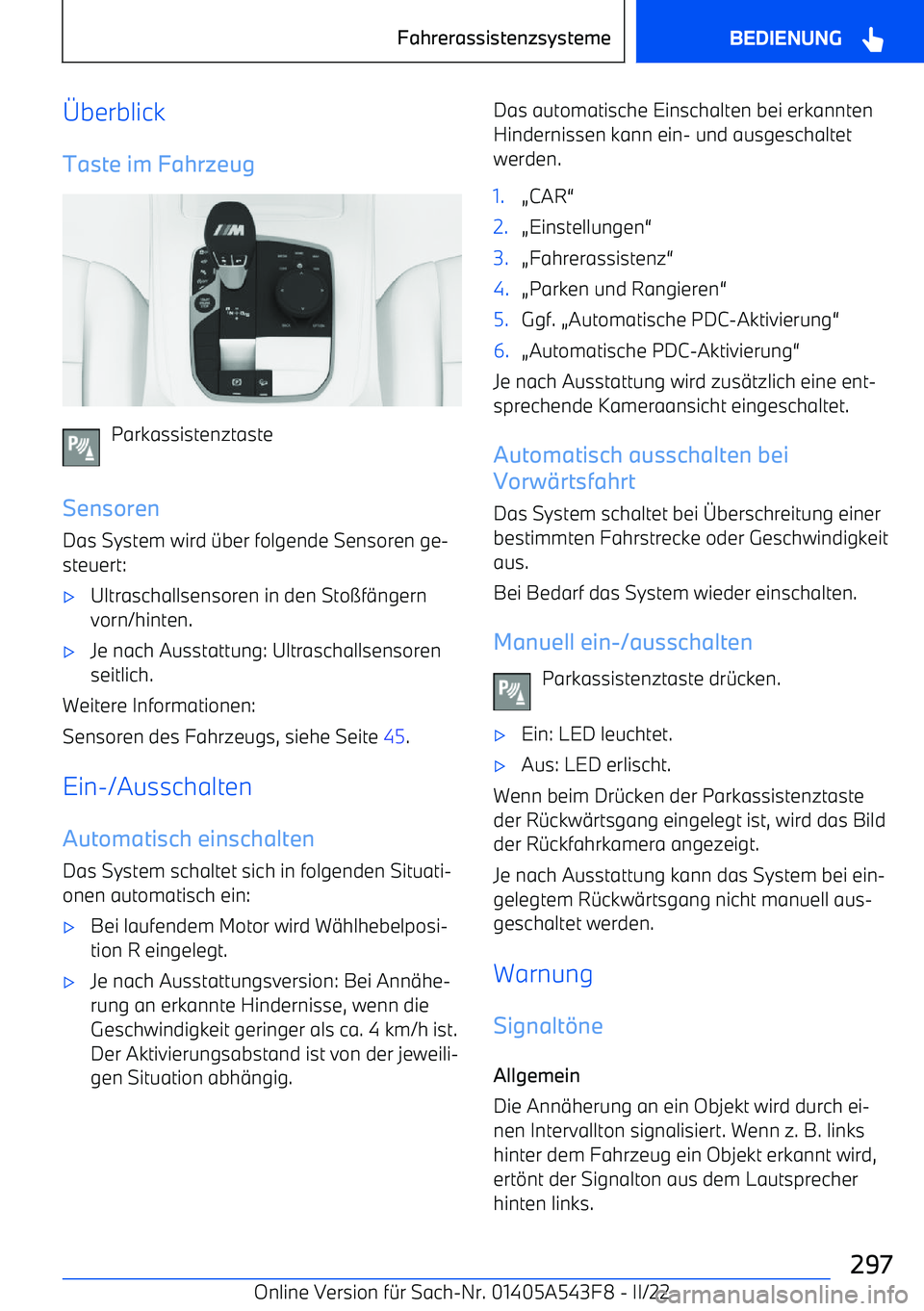 BMW X5 M 2022 Betriebsanleitungen (in German) BMW X5 M 2022 Betriebsanleitungen (in German)