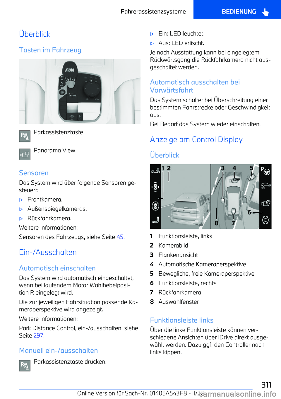 BMW X5 M 2022 Betriebsanleitungen (in German) BMW X5 M 2022 Betriebsanleitungen (in German)