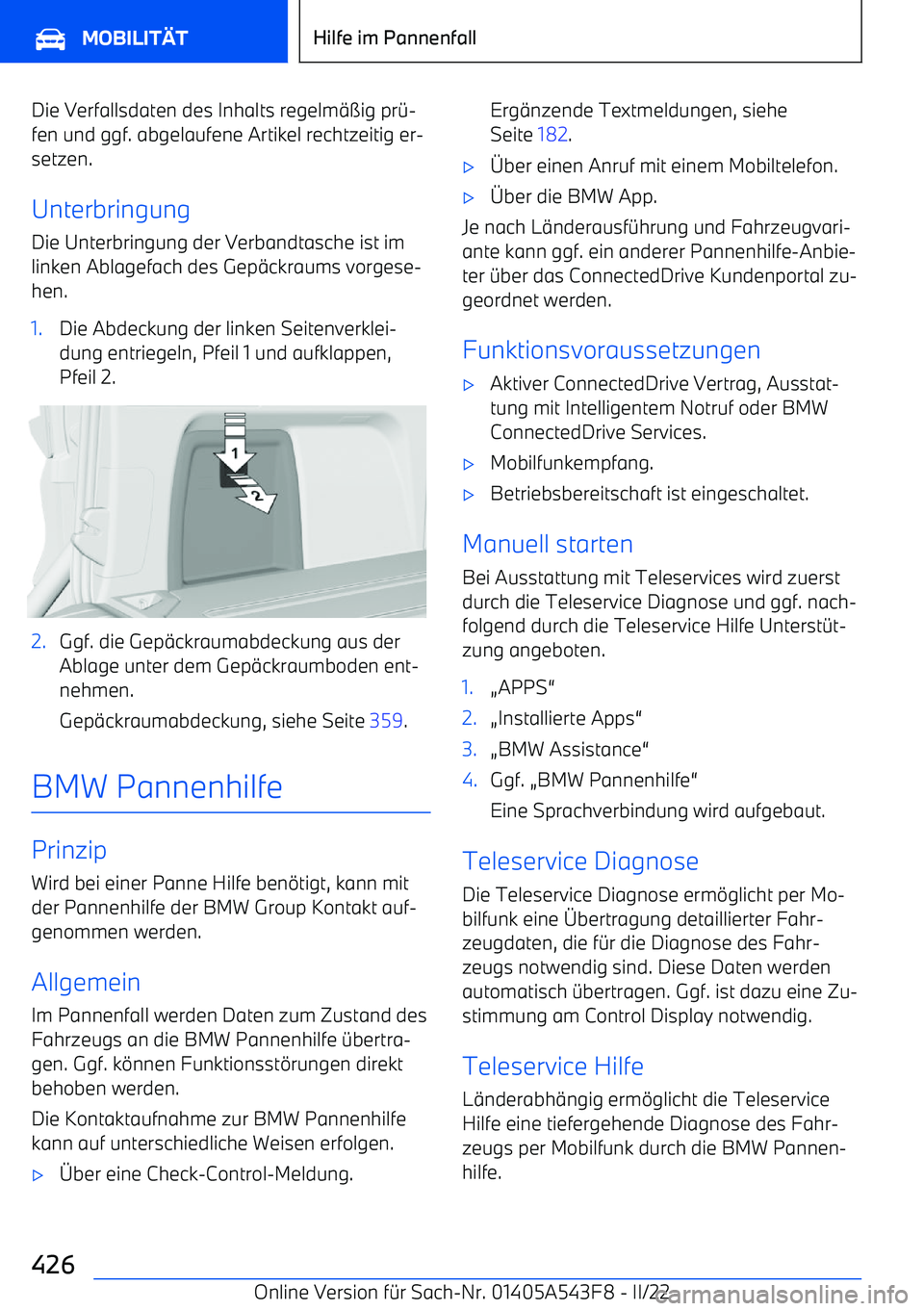 BMW X5 M 2022 Betriebsanleitungen (in German) Die Verfallsdaten des Inhalts regelm BMW X5 M 2022 Betriebsanleitungen (in German) Die Verfallsdaten des Inhalts regelm