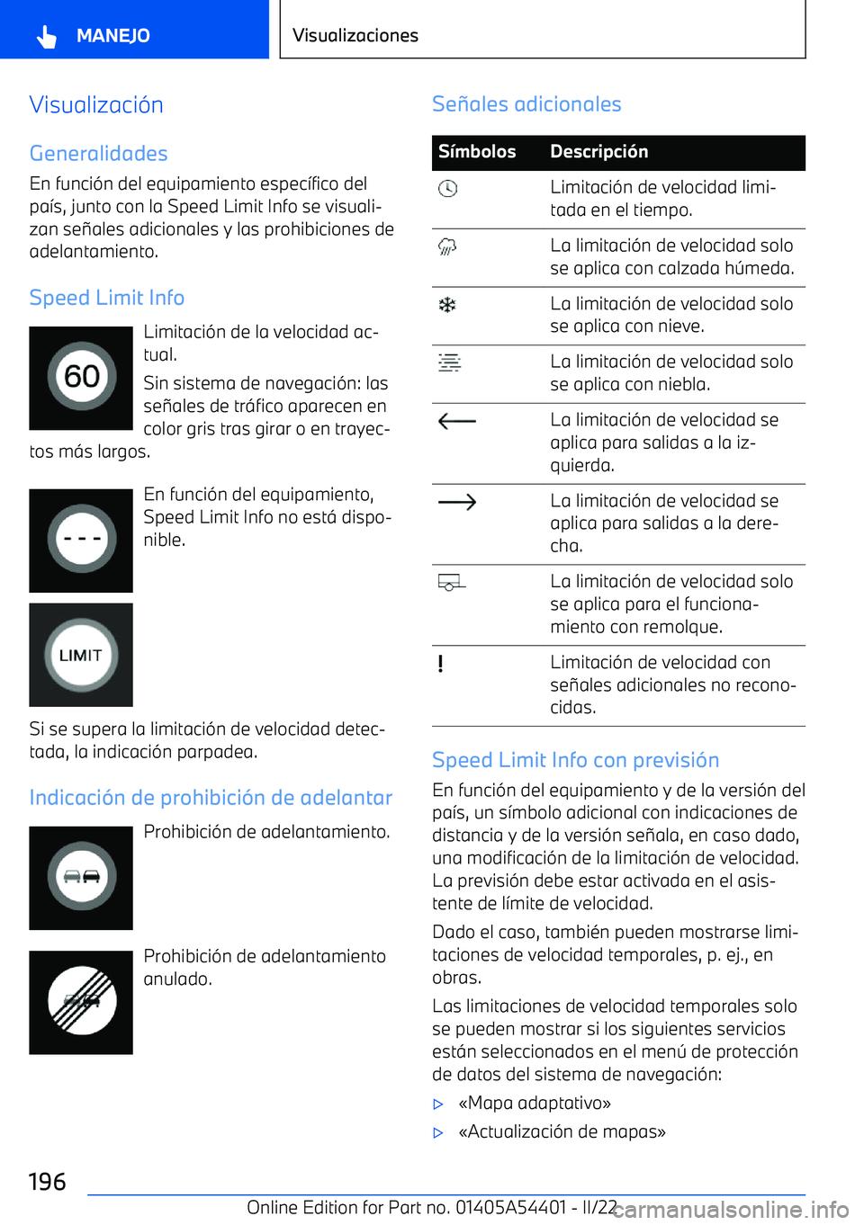 BMW X5 M 2022 Manuales de Empleo (in Spanish) Visualizaci BMW X5 M 2022 Manuales de Empleo (in Spanish) Visualizaci