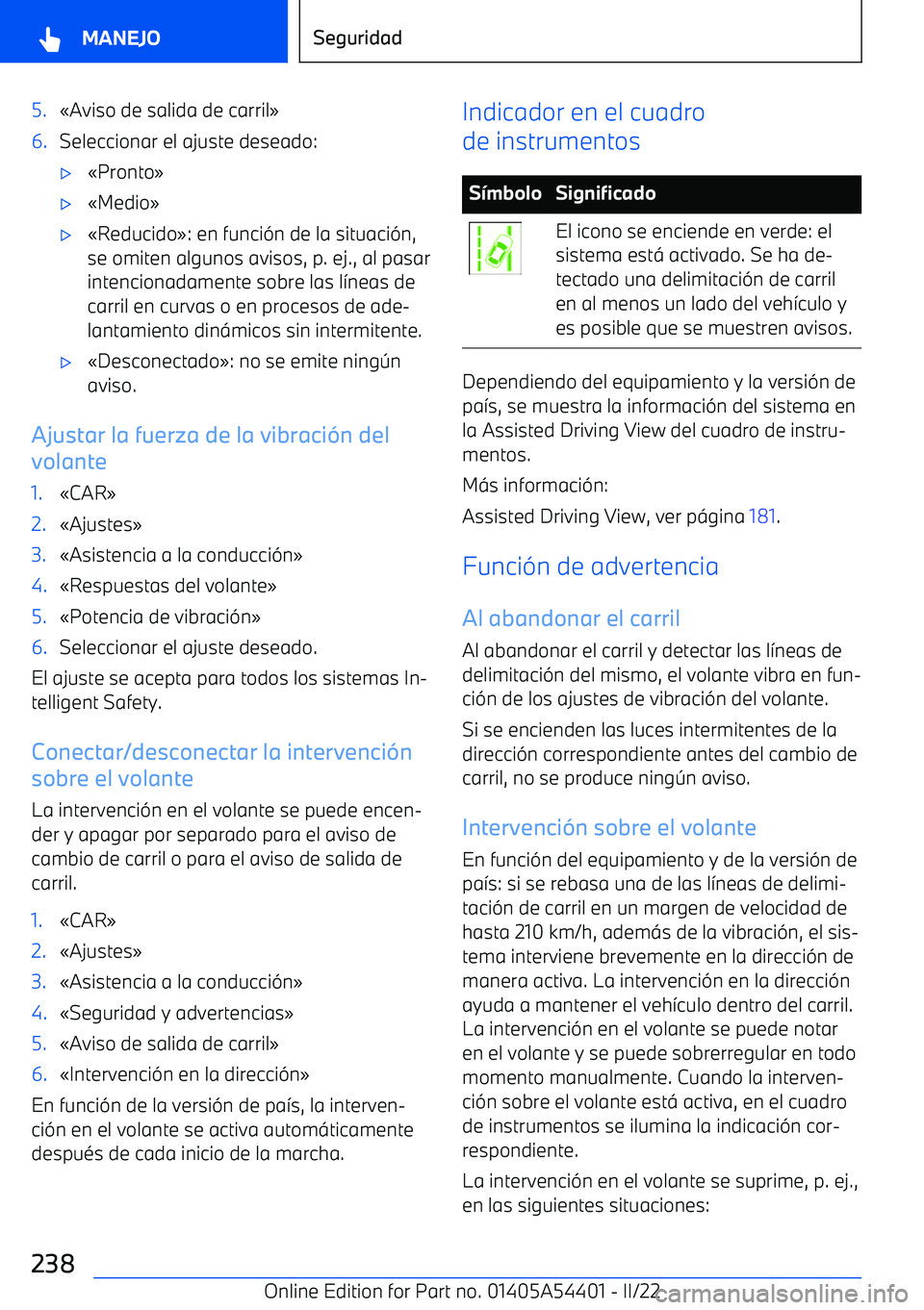 BMW X5 M 2022 Manuales de Empleo (in Spanish) 5. BMW X5 M 2022 Manuales de Empleo (in Spanish) 5.