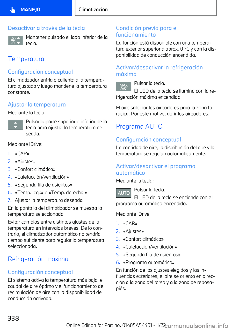 BMW X5 M 2022 Manuales de Empleo (in Spanish) Desactivar a trav BMW X5 M 2022 Manuales de Empleo (in Spanish) Desactivar a trav
