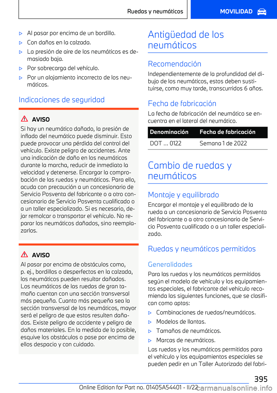 BMW X5 M 2022 Manuales de Empleo (in Spanish) BMW X5 M 2022 Manuales de Empleo (in Spanish)
