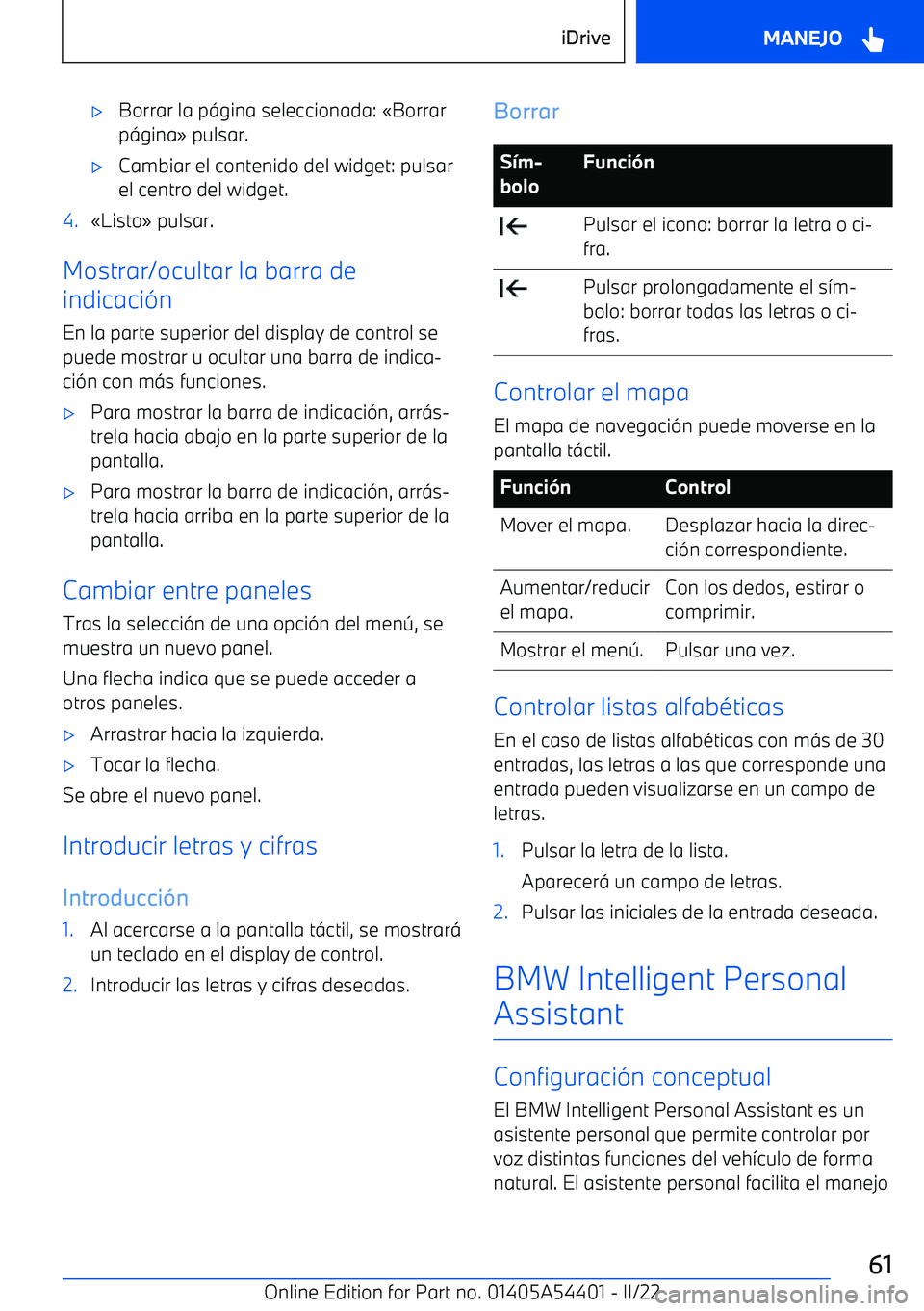 BMW X5 M 2022  Manuales de Empleo (in Spanish) 