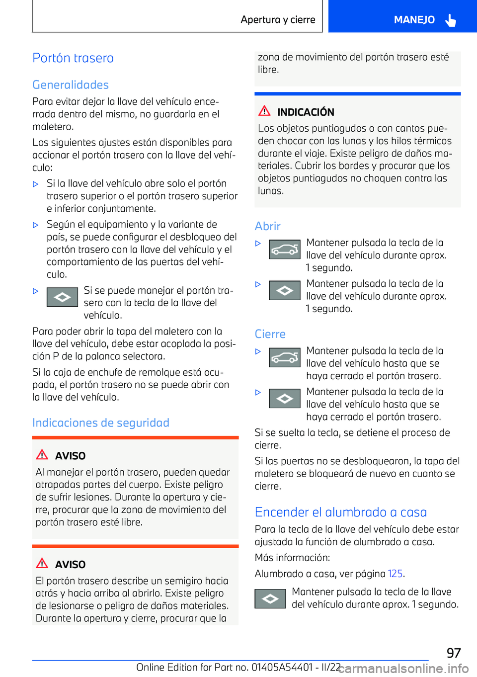 BMW X5 M 2022 Manuales de Empleo (in Spanish) Port BMW X5 M 2022 Manuales de Empleo (in Spanish) Port