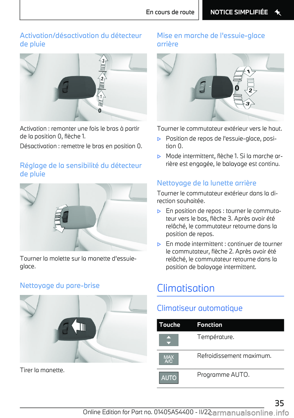 BMW X5 M 2022 Notices Demploi (in French) Activation/d BMW X5 M 2022 Notices Demploi (in French) Activation/d