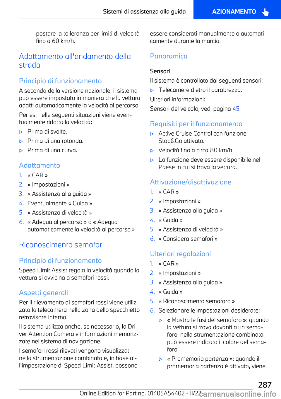 BMW X5 M 2022 Libretti Di Uso E manutenzione (in Italian) postare la tolleranza per limiti di velocit BMW X5 M 2022 Libretti Di Uso E manutenzione (in Italian) postare la tolleranza per limiti di velocit