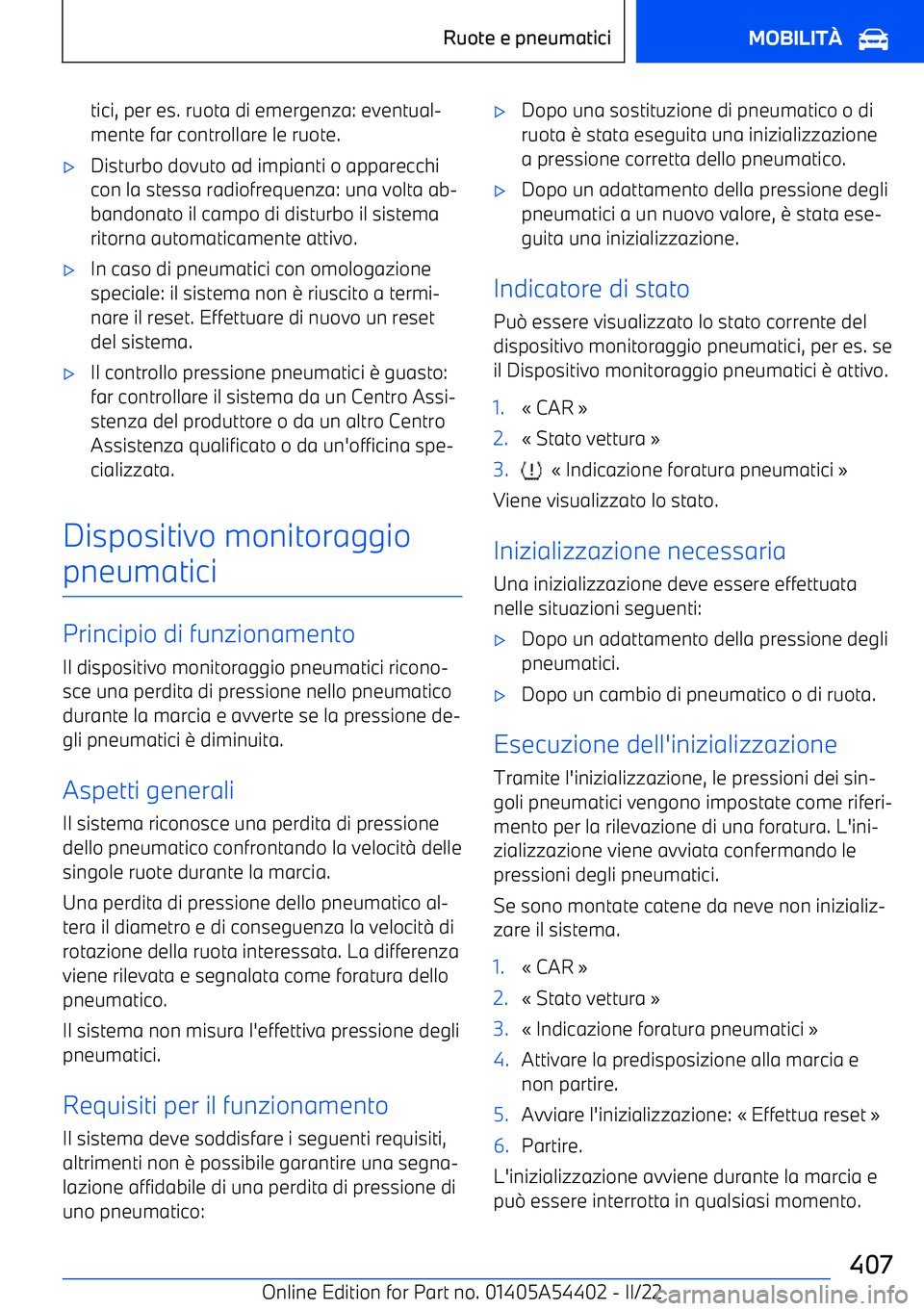 BMW X5 M 2022 Libretti Di Uso E manutenzione (in Italian) tici, per es. ruota di emergenza: eventual BMW X5 M 2022 Libretti Di Uso E manutenzione (in Italian) tici, per es. ruota di emergenza: eventual