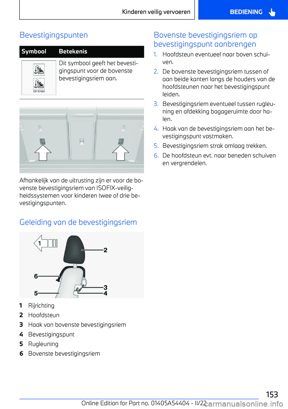 BMW X5 M 2022 Instructieboekjes (in Dutch) BevestigingspuntenSymboolBetekenisDit symbool geeft het bevesti BMW X5 M 2022 Instructieboekjes (in Dutch) BevestigingspuntenSymboolBetekenisDit symbool geeft het bevesti