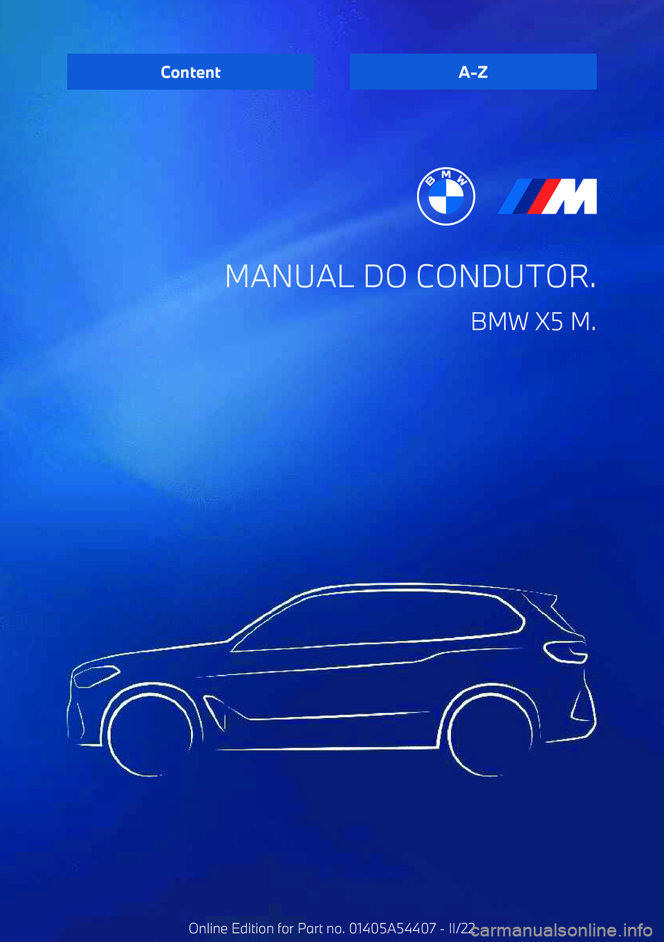 BMW X5 M 2022  Manual do condutor (in Portuguese) 