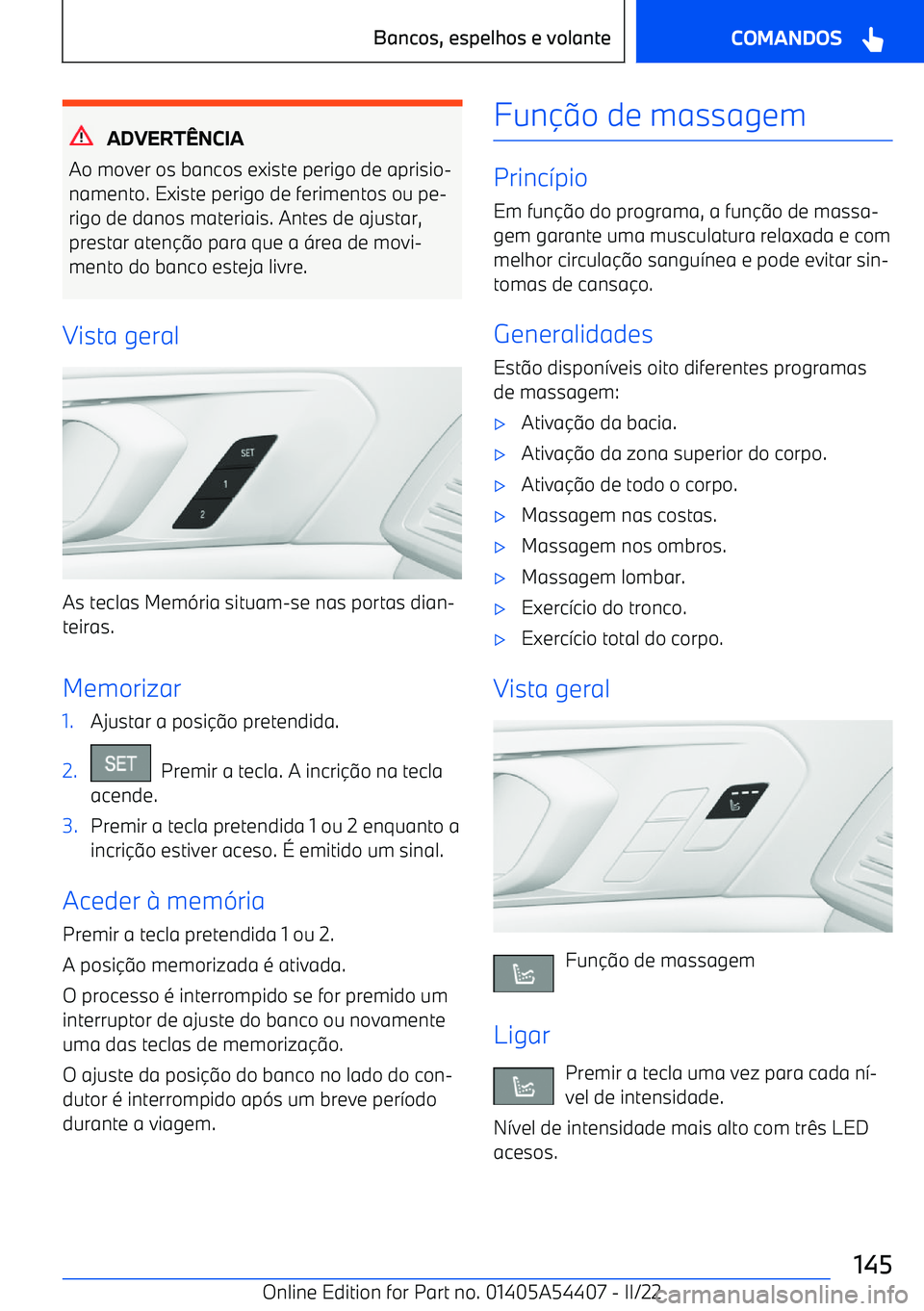BMW X5 M 2022  Manual do condutor (in Portuguese) ADVERT