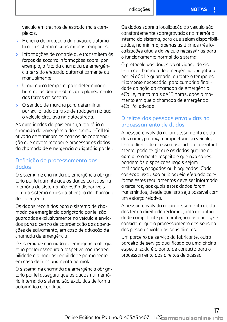 BMW X5 M 2022  Manual do condutor (in Portuguese) ve