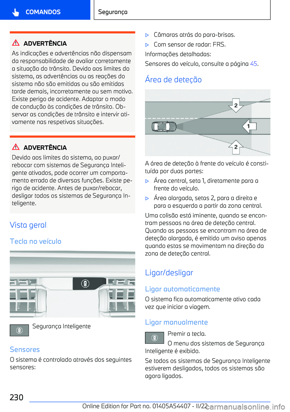 BMW X5 M 2022  Manual do condutor (in Portuguese) ADVERT