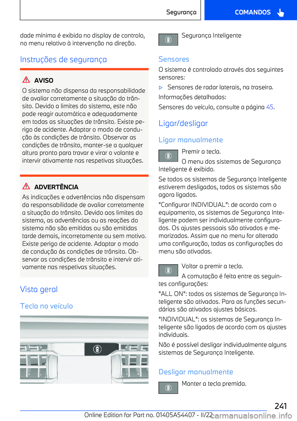 BMW X5 M 2022  Manual do condutor (in Portuguese) dade m