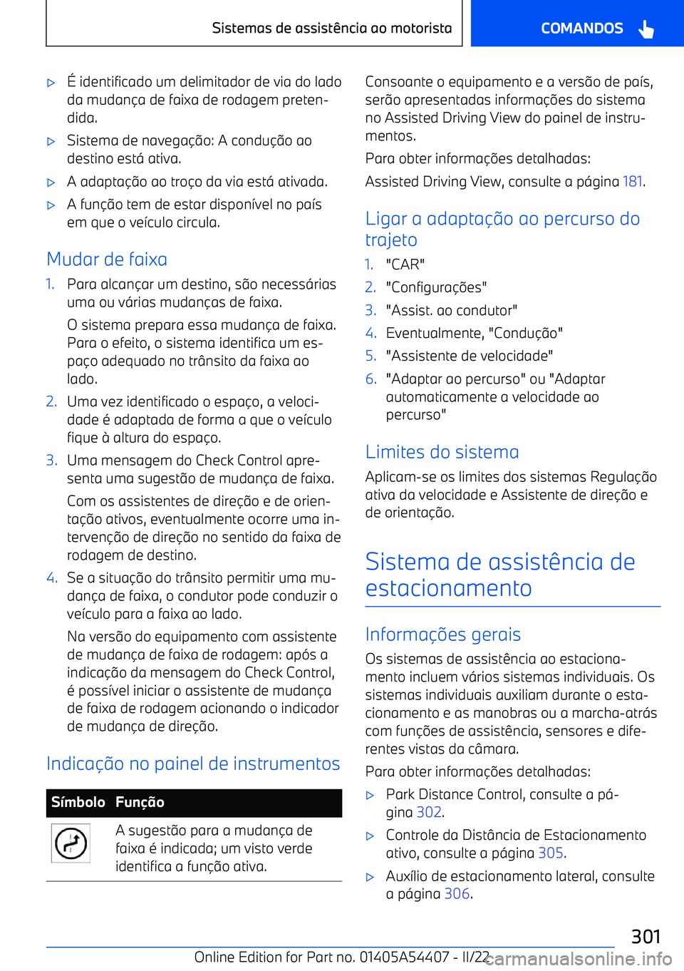 BMW X5 M 2022  Manual do condutor (in Portuguese) 