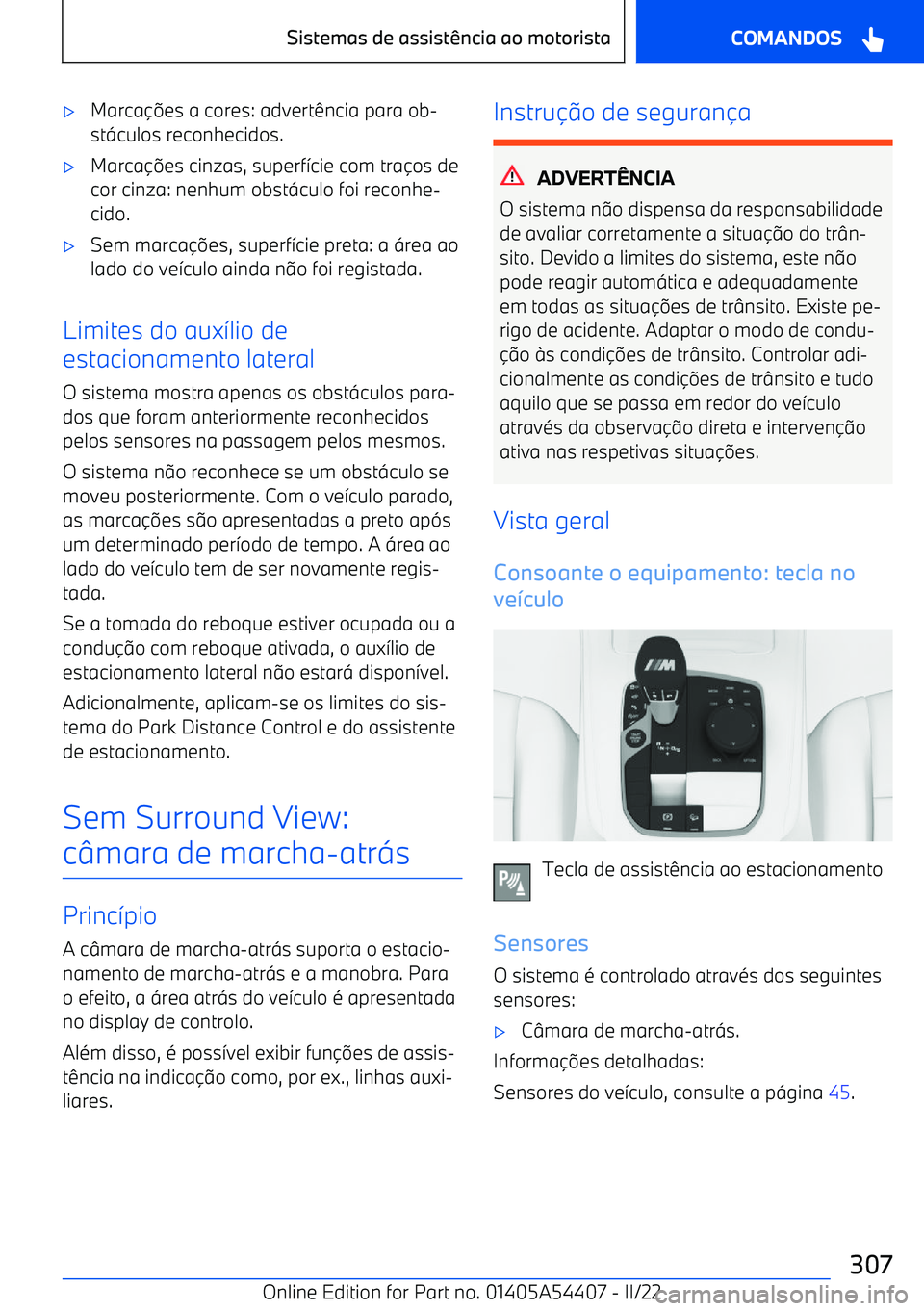 BMW X5 M 2022  Manual do condutor (in Portuguese) 