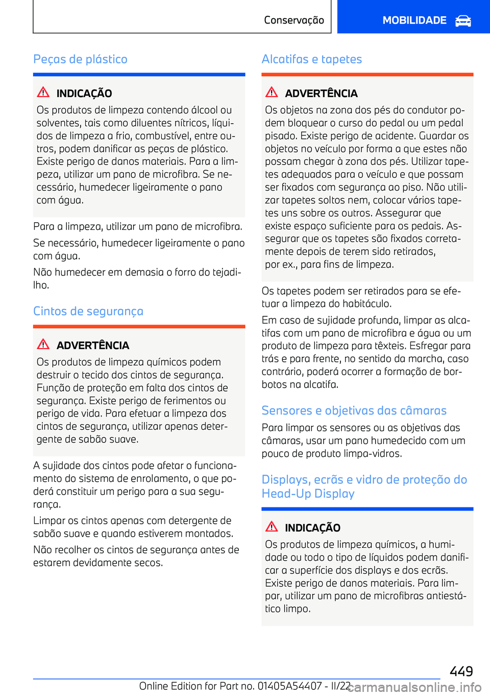 BMW X5 M 2022  Manual do condutor (in Portuguese) Pe