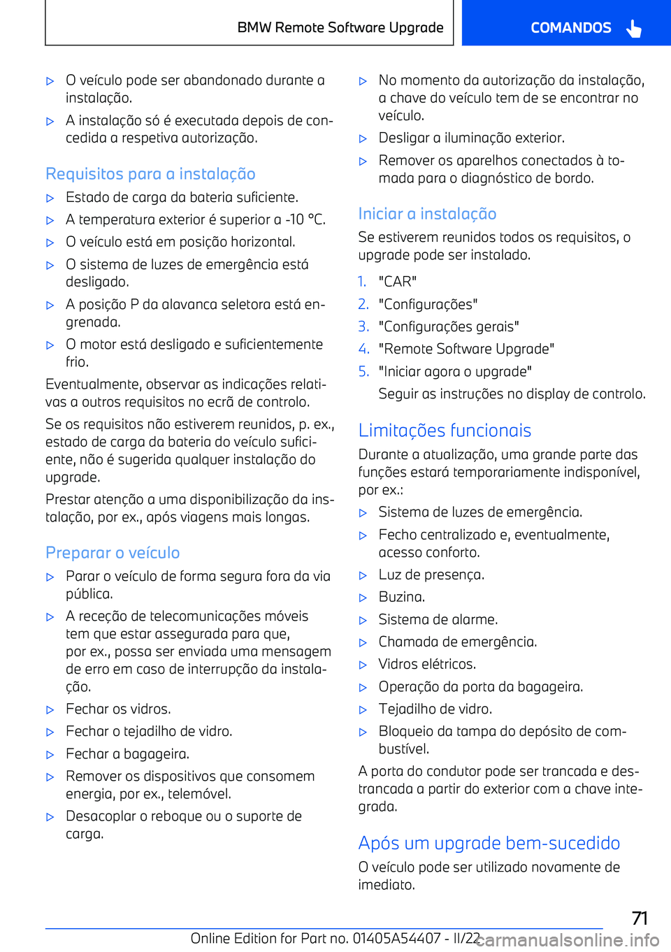 BMW X5 M 2022  Manual do condutor (in Portuguese) 