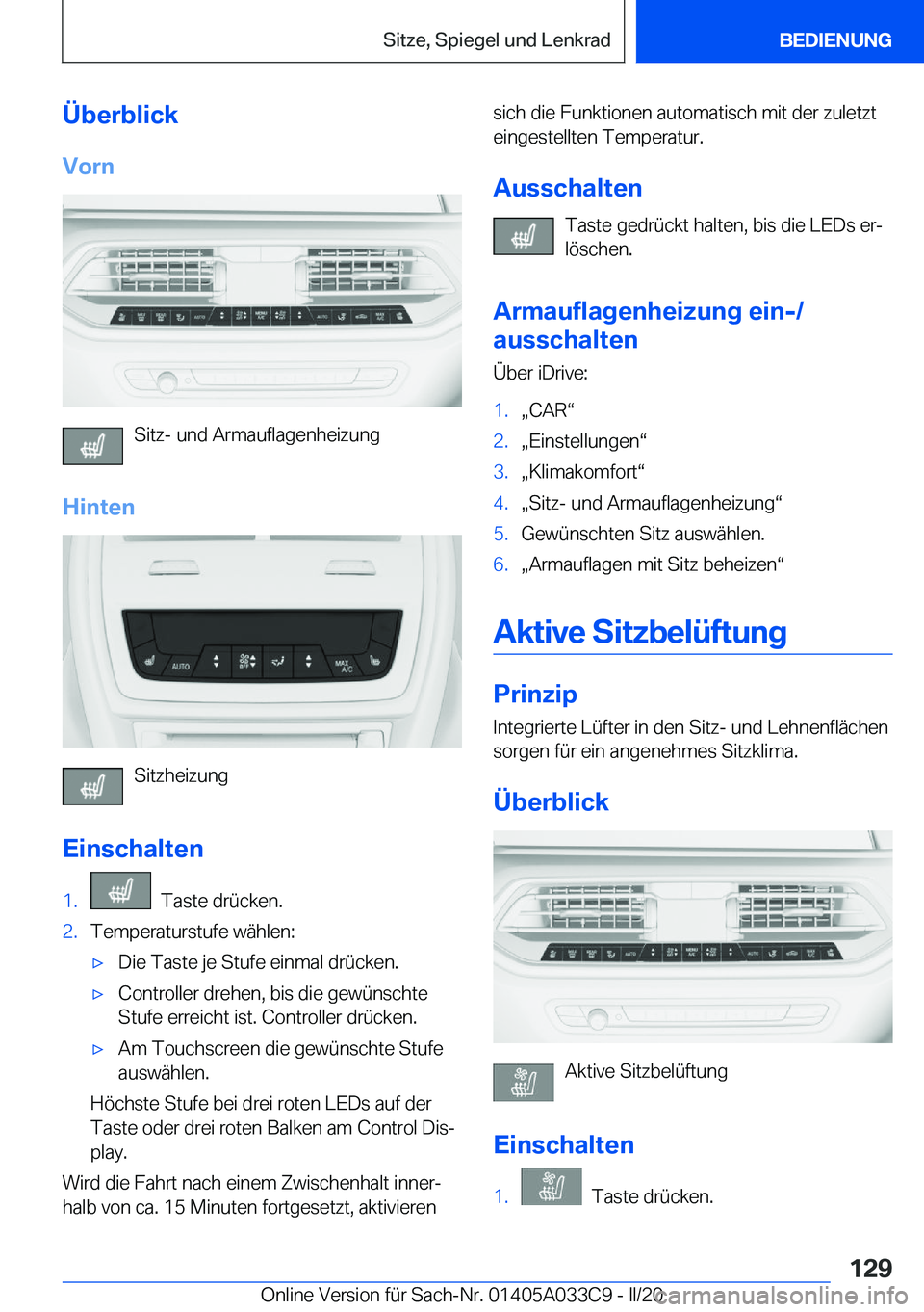 BMW X5 M 2020  Betriebsanleitungen (in German) �