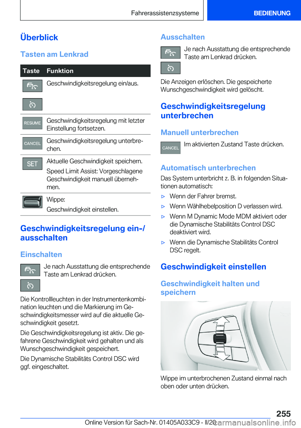 BMW X5 M 2020  Betriebsanleitungen (in German) �